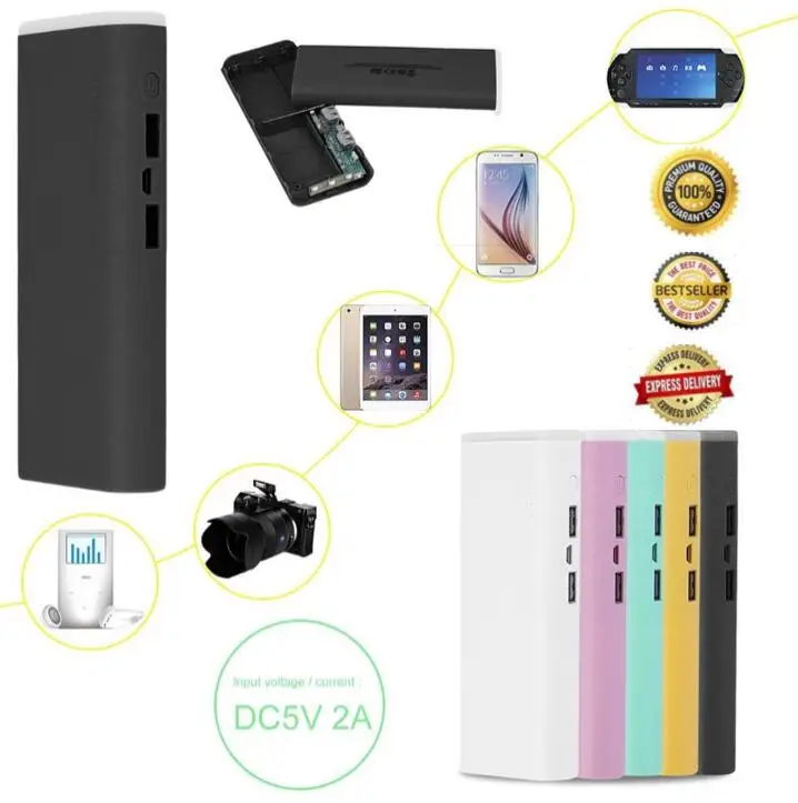 USB External Power Bank Portable Size Backup Battery Charger Power Supply Bank Case Suitable For Iphone
USB External Power Bank Portable Size Backup Battery Charger Power Supply Bank Case Suitable For Iphone