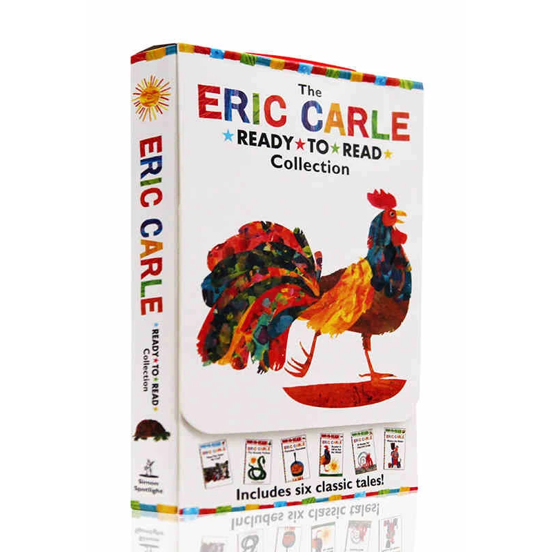6 books/set Eric Carle Ready-to-Read Collection Walter the Baker kids English story books Early Educaction reading Book
6 books/set Eric Carle Ready-to-Read Collection Walter the Baker kids English story books Early Educaction reading Book