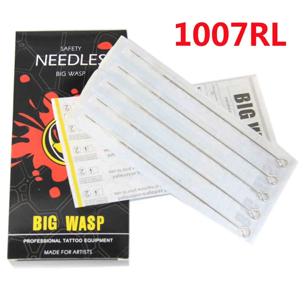 BIGWASP Premium Quality Tattoo Needles 7 Round Liner (7RL) Disposable & Sterilized - 50pcs/box
BIGWASP Premium Quality Tattoo Needles 7 Round Liner (7RL) Disposable & Sterilized - 50pcs/box