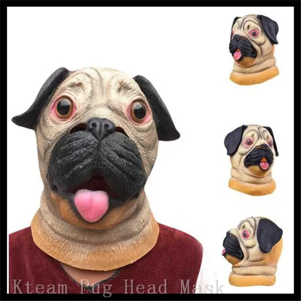 Top Grade Halloween Party Cosplay Pug Mask Dog Head Mask Headwear Party Festival Cosplay Costume Drop Full Face Animal Pug Mask
Top Grade Halloween Party Cosplay Pug Mask Dog Head Mask Headwear Party Festival Cosplay Costume Drop Full Face Animal Pug Mask