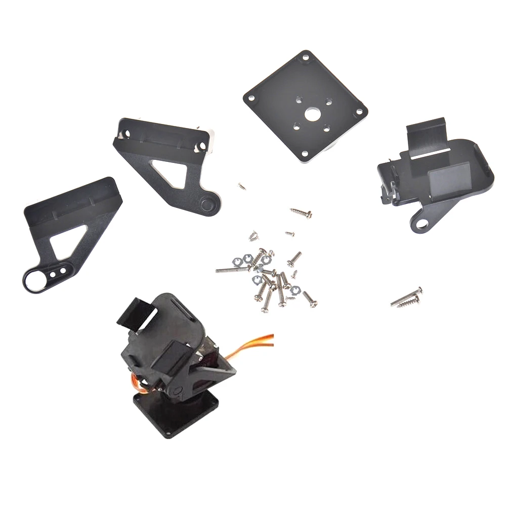 Servo bracket PT Pan/Tilt Camera Platform Anti-Vibration Camera Mount for Aircraft FPV dedicated nylon PTZ for 9G SG90 MG90S 
Servo bracket PT Pan/Tilt Camera Platform Anti-Vibration Camera Mount for Aircraft FPV dedicated nylon PTZ for 9G SG90 MG90S
