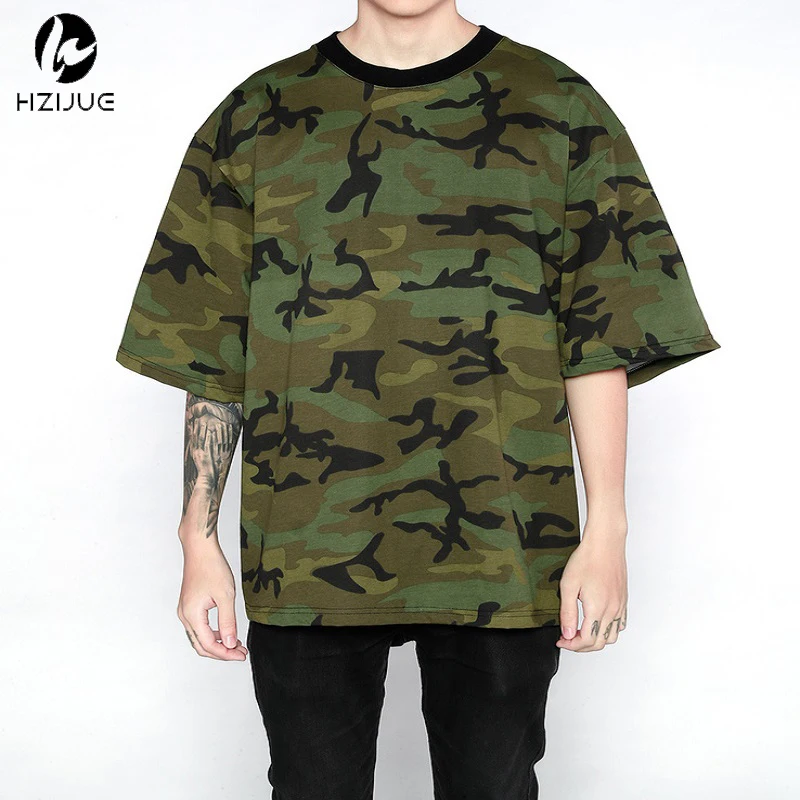HZIJUE streetwear fashion harajuku kpop kanye west hiphop clothes dj camo oversized t shirt plus size men clothing camouflage
HZIJUE streetwear fashion harajuku kpop kanye west hiphop clothes dj camo oversized t shirt plus size men clothing camouflage