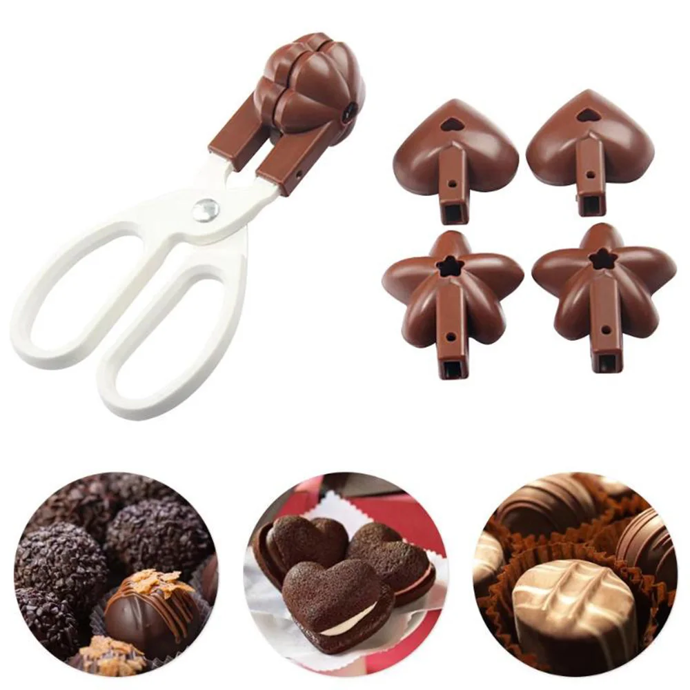 3 in 1 Flower Star Heart Shaped Chocolate Cake Mold Baking Lolly Pop Lollipop Mould Cookie Cutter Clip Tongs Scissors
3 in 1 Flower Star Heart Shaped Chocolate Cake Mold Baking Lolly Pop Lollipop Mould Cookie Cutter Clip Tongs Scissors
