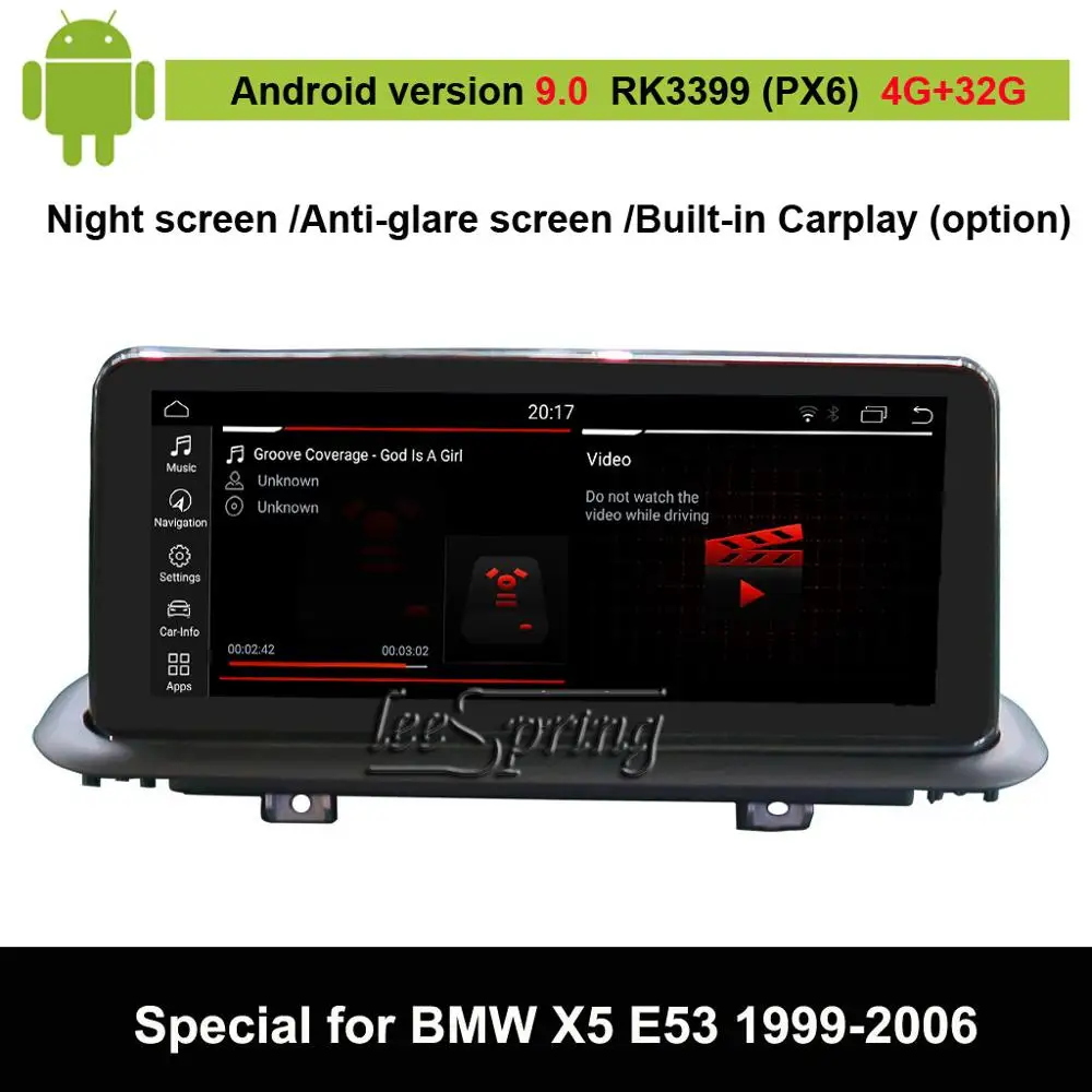 Android 9.0 Car Multimedia Player for BMW X5 E53 (1999-2006) Auto GPS Navigation
Android 9.0 Car Multimedia Player for BMW X5 E53 (1999-2006) Auto GPS Navigation