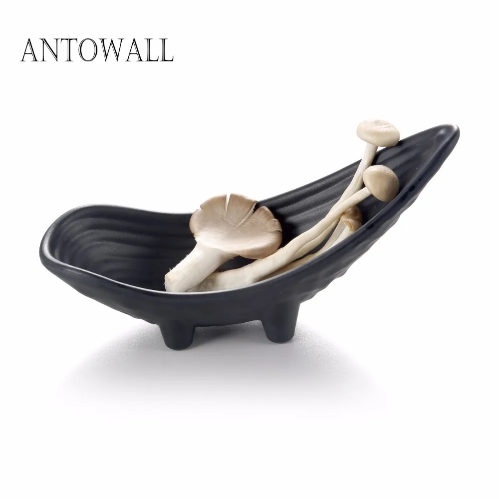 ANTOWALL Imitation porcelain sashimi black hot pot scrub snack cold dish hotel creative shaped snack plate
ANTOWALL Imitation porcelain sashimi black hot pot scrub snack cold dish hotel creative shaped snack plate