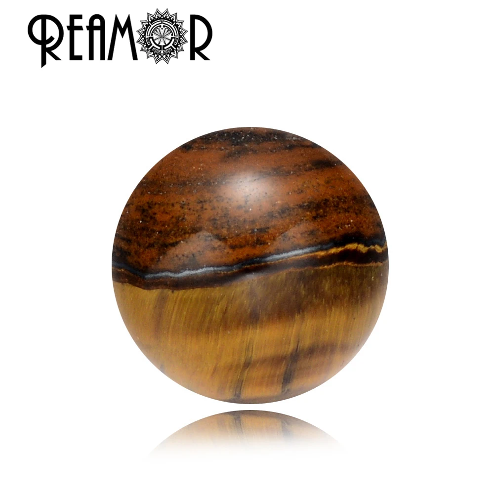 REAMOR Semi-precious Stone Tiger's Eye Natural Stone Beads Charms For Bracelet Jewelry Making Loose Stones Wholesale 6/8/10mm
REAMOR Semi-precious Stone Tiger's Eye Natural Stone Beads Charms For Bracelet Jewelry Making Loose Stones Wholesale 6/8/10mm