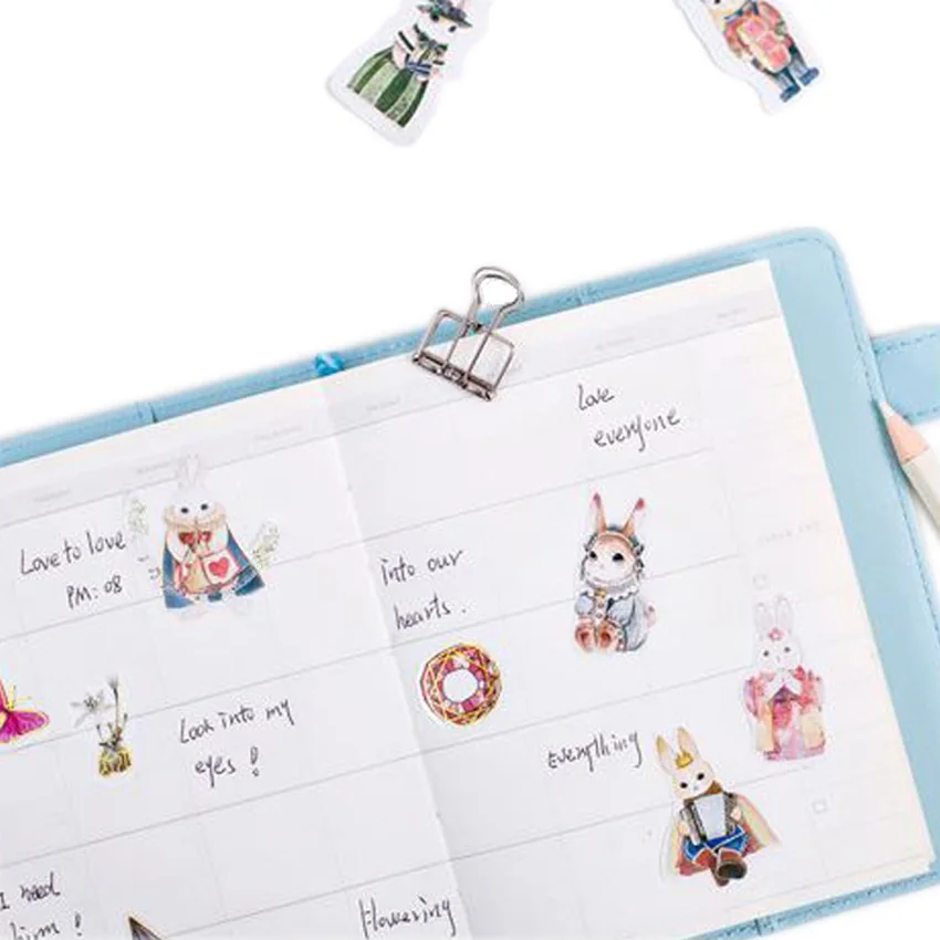 20pack/lot Magic Alice Rabbit Animals Stickers Adhesive Stickers DIY Decoration Stickers Mini Paper Dairy Sticker
20pack/lot Magic Alice Rabbit Animals Stickers Adhesive Stickers DIY Decoration Stickers Mini Paper Dairy Sticker