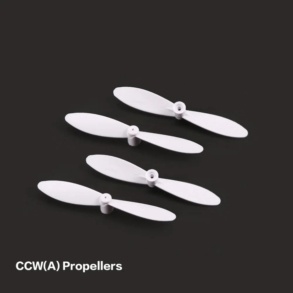 

4 Pairs of Original Drone Propeller Parts Portable CW/CCW Propellers for Eachine JJR/C H8 Mini RC Quadcopter