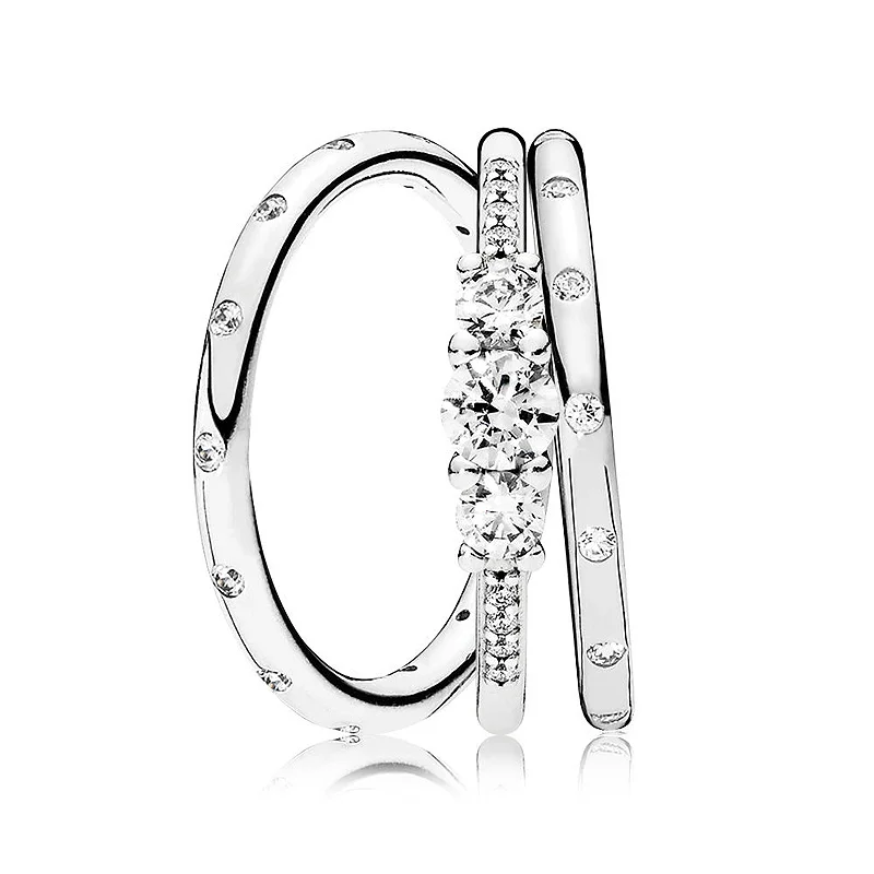 New 925 Sterling Silver Ring Sparkling Droplets Fairytale Sparkle Ring Stack For Women Wedding Party Gift Fine Pandora Jewelry
New 925 Sterling Silver Ring Sparkling Droplets Fairytale Sparkle Ring Stack For Women Wedding Party Gift Fine Pandora Jewelry