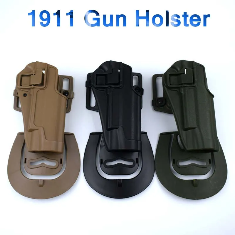Tactical Military Accessories Hunting Pistol Belt Holster For Colt 1911 Gun Holster Right Hand Airsoft Handgun Waist Holster
Tactical Military Accessories Hunting Pistol Belt Holster For Colt 1911 Gun Holster Right Hand Airsoft Handgun Waist Holster