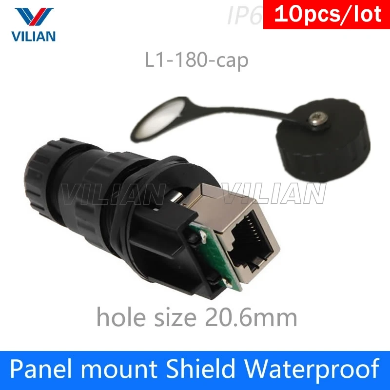 M19 quickly assembly Socket RJ45 outdoor Connector Waterproof Ap box metal shielded adapter IP67 Interface Factory sell 10units
M19 quickly assembly Socket RJ45 outdoor Connector Waterproof Ap box metal shielded adapter IP67 Interface Factory sell 10units