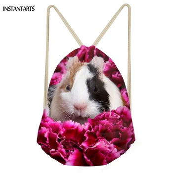 INSTANTARTS Funny 3D Animal Guinea Pigs Print Women Drawstrings Bags Travel Backpacks Softback Storage Beach Bag for Teen Girls
INSTANTARTS Funny 3D Animal Guinea Pigs Print Women Drawstrings Bags Travel Backpacks Softback Storage Beach Bag for Teen Girls