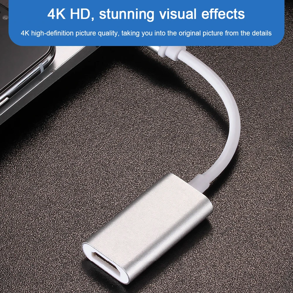 USB C to HDMI Adapter 4K 30Hz Type C 3.1 Male to HDMI Female Cable Adapter Converter for PC Computer TV Display Ph
USB C to HDMI Adapter 4K 30Hz Type C 3.1 Male to HDMI Female Cable Adapter Converter for PC Computer TV Display Ph