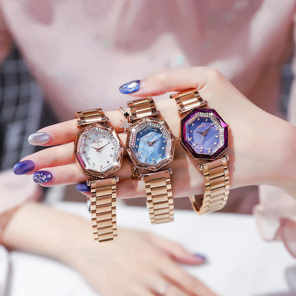Meibin Diamond Geometric Polygon Dial Starry Stainless Steel Belt Ladies Watch zegarek damski reloj mujer relogio femino
Meibin Diamond Geometric Polygon Dial Starry Stainless Steel Belt Ladies Watch zegarek damski reloj mujer relogio femino