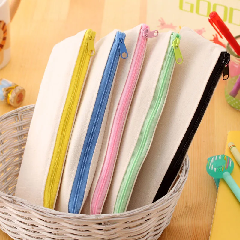 100pcs Blank Canvas Zipper Pencil Cases Pen Pouches Cotton Cosmetic Bags Makeup Bags Mobile Phone Clutch Bag Organizer
100pcs Blank Canvas Zipper Pencil Cases Pen Pouches Cotton Cosmetic Bags Makeup Bags Mobile Phone Clutch Bag Organizer