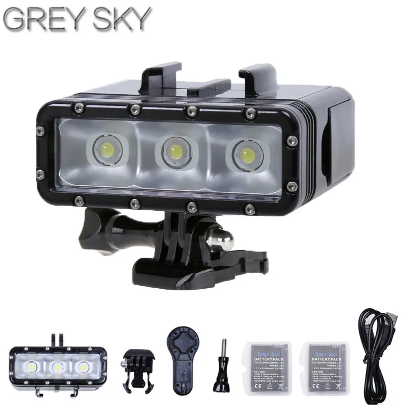 Gopro 5 Go Pro Diving flashLight lamp Waterproof LED Flash Video Light For GoPro Hero 5 4/3+ 6 7 SJCAM SJ4000 Xiaomi Yi 4k 2
Gopro 5 Go Pro Diving flashLight lamp Waterproof LED Flash Video Light For GoPro Hero 5 4/3+ 6 7 SJCAM SJ4000 Xiaomi Yi 4k 2