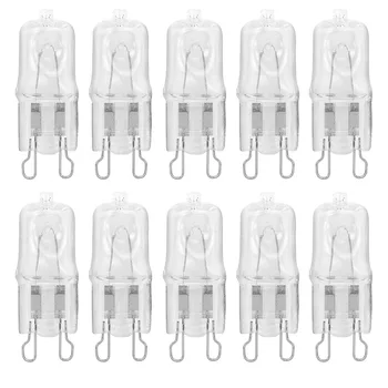 BEEFORO 10 Pack Crystal Clear G9 40W Type Halogen House Hold Light Bulb Hanging Pendant Accent Type Spot Down Lamp 220V
BEEFORO 10 Pack Crystal Clear G9 40W Type Halogen House Hold Light Bulb Hanging Pendant Accent Type Spot Down Lamp 220V