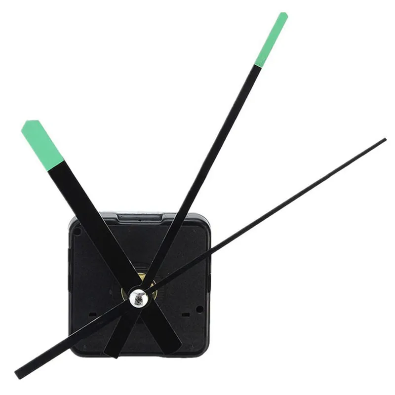 Wall Clock Parts Tool Set Black Quartz Clock Movement Mechanism Repair Replacement Motor Kit With Luminous Hand MAYITR