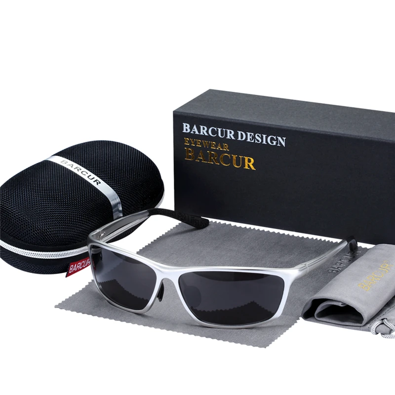 BARCUR Aluminum Polarized Sunglasses for Men BC8179