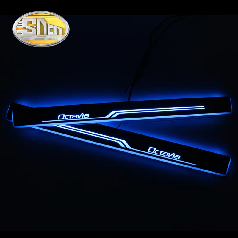 SNCN 4PCS Acrylic Moving LED Welcome Pedal Car Scuff Plate Pedal Door Sill Pathway Light For Skoda Octavia A5 A7
SNCN 4PCS Acrylic Moving LED Welcome Pedal Car Scuff Plate Pedal Door Sill Pathway Light For Skoda Octavia A5 A7