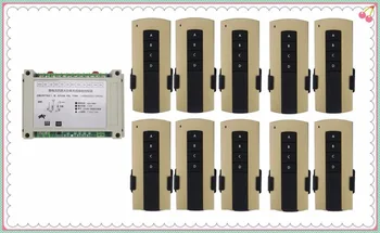 DC12V 24V 36V 48V 4CH 30A RF Wireless Remote Control Relay Switch Security System Garage Electric Doors/window/lamp 10* remote
DC12V 24V 36V 48V 4CH 30A RF Wireless Remote Control Relay Switch Security System Garage Electric Doors/window/lamp 10* remote