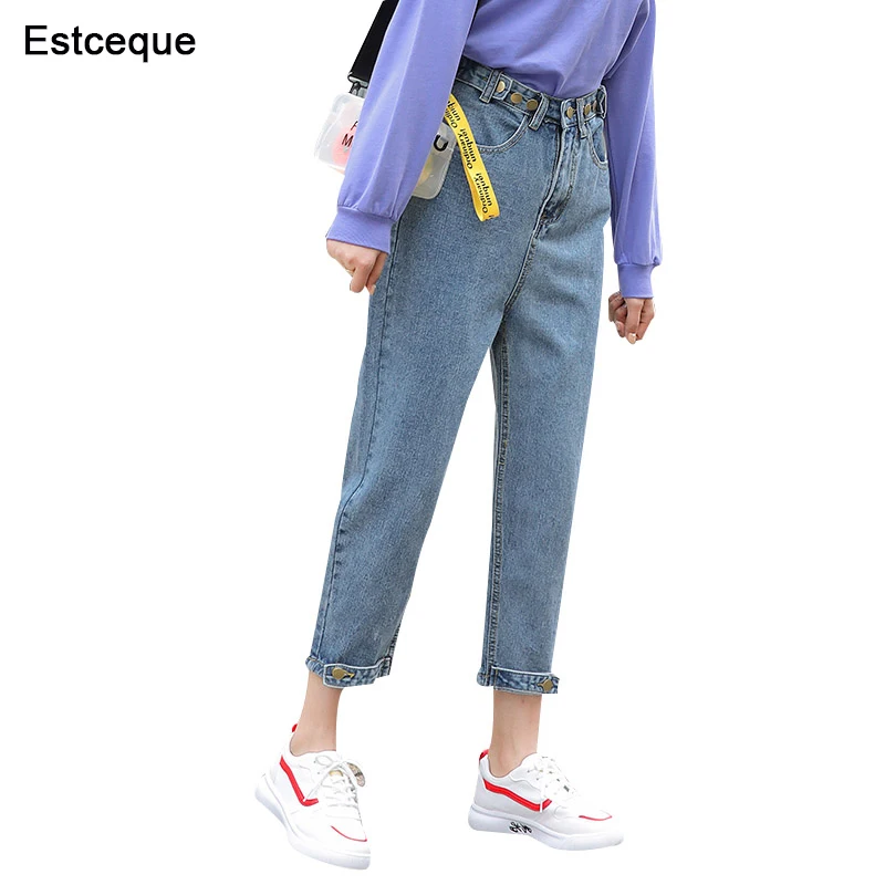 New Simple Slim Jeans Women Vintage Style Jeans Women High Waist Skinny Pants Slim Female Elastic Waist Trouser
New Simple Slim Jeans Women Vintage Style Jeans Women High Waist Skinny Pants Slim Female Elastic Waist Trouser