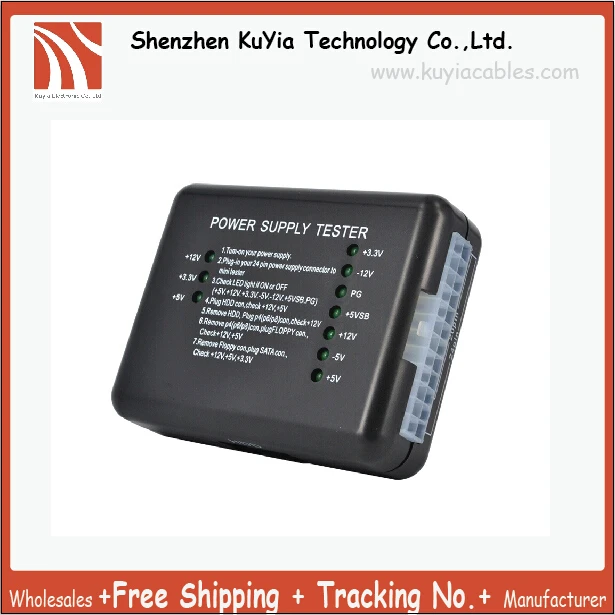 KUYiA Free Shipping SATA HDD Power Supply Tester Checker Meter LED Diagnostic Tool Testing PC Computer 12V 5V 3.3V Wholesale
KUYiA Free Shipping SATA HDD Power Supply Tester Checker Meter LED Diagnostic Tool Testing PC Computer 12V 5V 3.3V Wholesale
