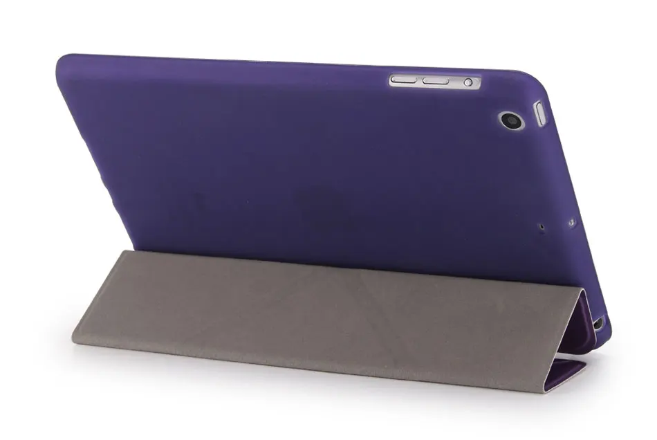 Soft TPU Tablets Case For iPad Mini 123 7.9 Multi-folded Smart TPU+PU Tablet Case Protective Cover For iPad Mini Case 7.9 Case-6