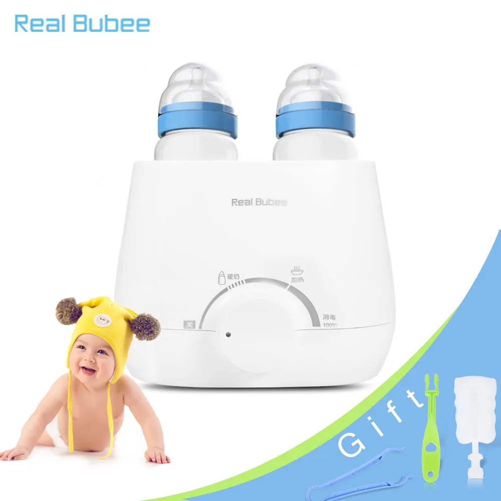 RealBubee Baby Feeding Bottle Electric Warmer Heater food Warm Double Sterilizer Milk Food BPA | Мать и ребенок