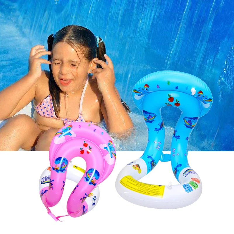 1 Pcs Swimming Ring U Shape Inflatable Floating Swim Rings Water Pool Toys Laps Float Circle Vest For Children Adult | Спорт и