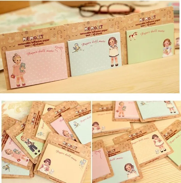 1pc Doll Sticky Notes Removable Adhesive Paper Stick Marker Scrapbook Stationery Favor Paper Doll Post It Memo Pad To Do List
1pc Doll Sticky Notes Removable Adhesive Paper Stick Marker Scrapbook Stationery Favor Paper Doll Post It Memo Pad To Do List