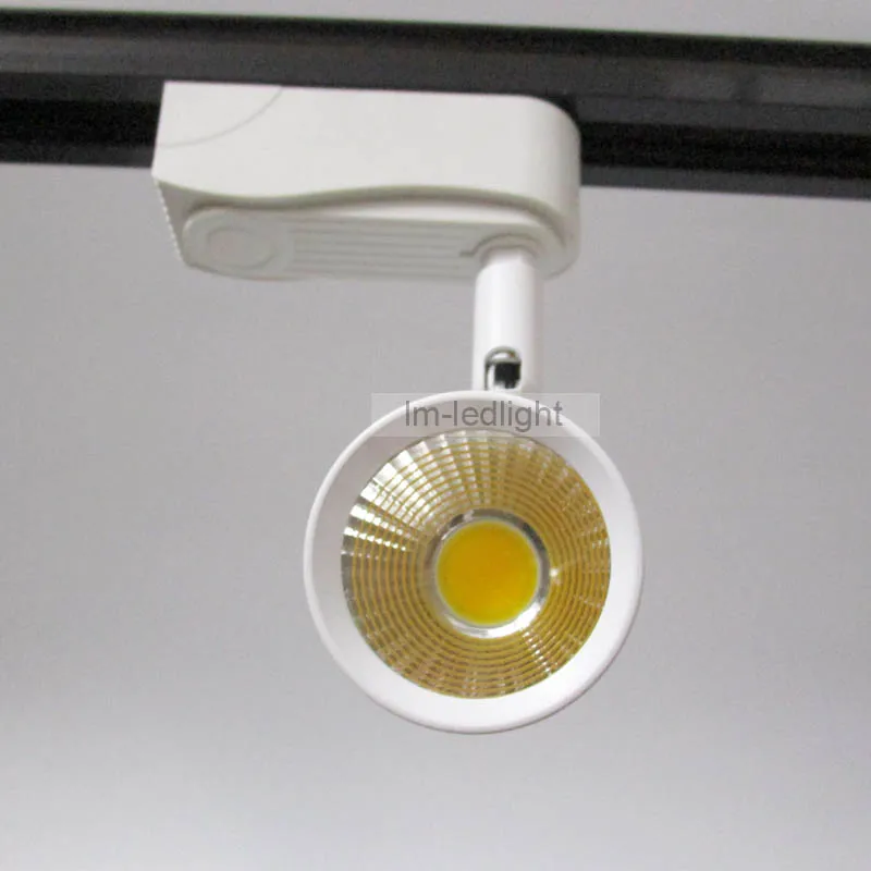 Магазин освещения 10 Вт COB led свет трека в черный белый рельса Bridgelux коммерческий 40