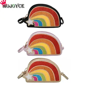 Rainbow Shape Glitter Leather Shoulder Bags Women Girls Purse Clutch Shell Messenger Bags
Rainbow Shape Glitter Leather Shoulder Bags Women Girls Purse Clutch Shell Messenger Bags