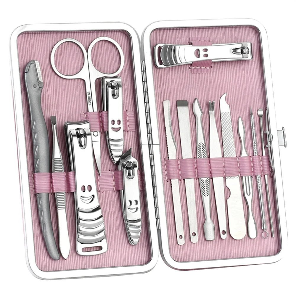Nail Clipper Set Professional 15 Pcs Manicure Pedicure Set Eyebrow Shaping Grooming Kit Ear Cleaning Compact Travel Case
Nail Clipper Set Professional 15 Pcs Manicure Pedicure Set Eyebrow Shaping Grooming Kit Ear Cleaning Compact Travel Case