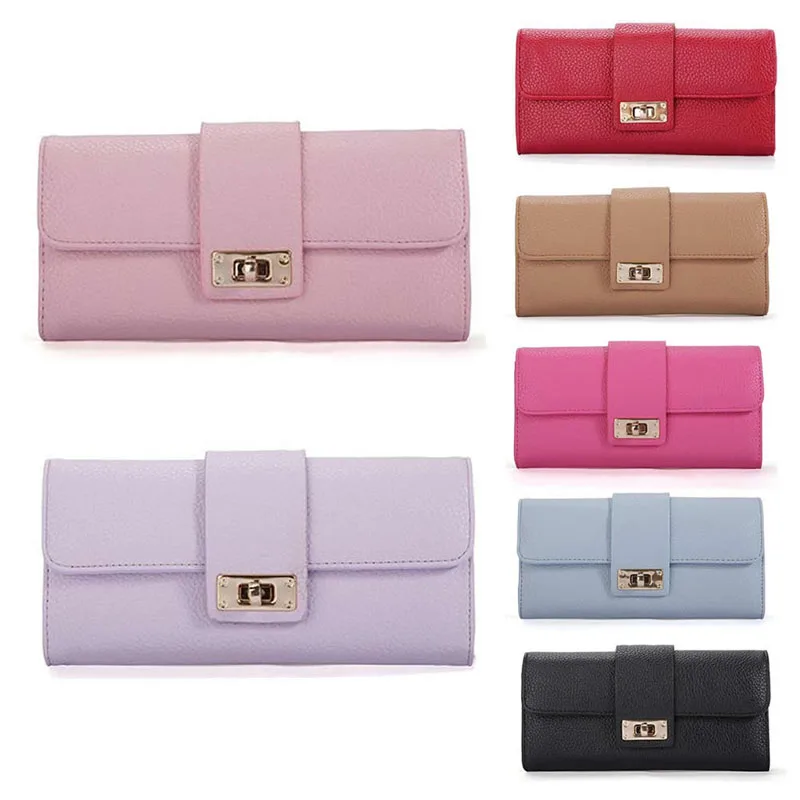 New Arrive 1Pc Women Leather Bifold Wallet Clutch Phone Card Holders Purse Lady Long Handbag
New Arrive 1Pc Women Leather Bifold Wallet Clutch Phone Card Holders Purse Lady Long Handbag
