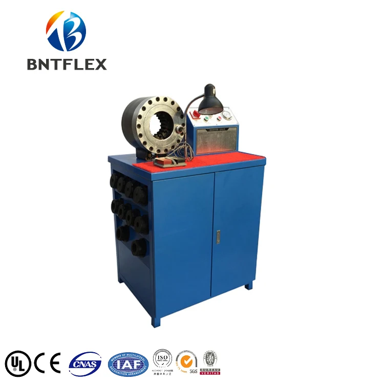 BNTFLEX 2 inch 380v 3kw New condition portable high pressure washer hose crimper
BNTFLEX 2 inch 380v 3kw New condition portable high pressure washer hose crimper