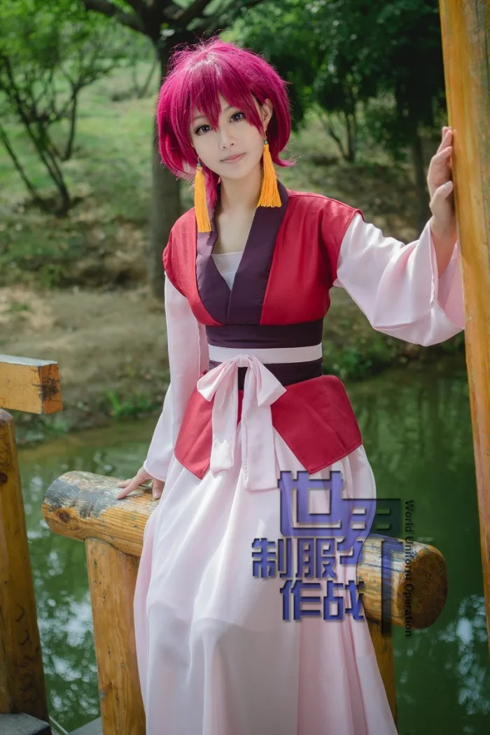 Anime Akatsuki no Yona Cosplay Wig Costume Accessory Cos Prop Short hairstyle 