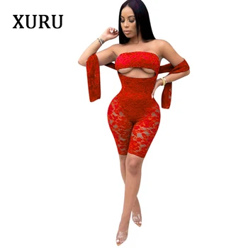 XURU 2019 spring new sexy jumpsuit lace wrapped chest jumpsuit Nightclub high waist exposed navel slim jumpsuit to wear
XURU 2019 spring new sexy jumpsuit lace wrapped chest jumpsuit Nightclub high waist exposed navel slim jumpsuit to wear