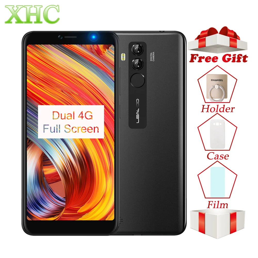 

LEAGOO M9 PRO LTE 4G Smartphone 5.72" 18:9 full Screen Android 8.1 Quad Core RAM 2GB ROM 16GB Dual SIM Fingerprint Mobile Phones