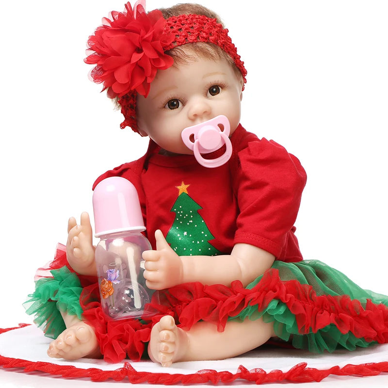 NPK 22 '' 55cm Handmade dolls reborn silicone Real dolls reborn dolls baby girl children's gift toys COLLECTION
NPK 22 '' 55cm Handmade dolls reborn silicone Real dolls reborn dolls baby girl children's gift toys COLLECTION