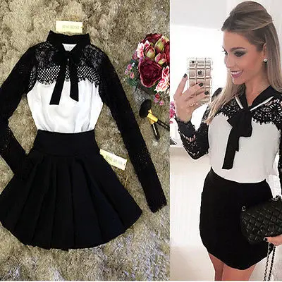 Sexy Women long sleeve Bandage Bodycon Lace Costume Evening Party Short Mini Dress
Sexy Women long sleeve Bandage Bodycon Lace Costume Evening Party Short Mini Dress