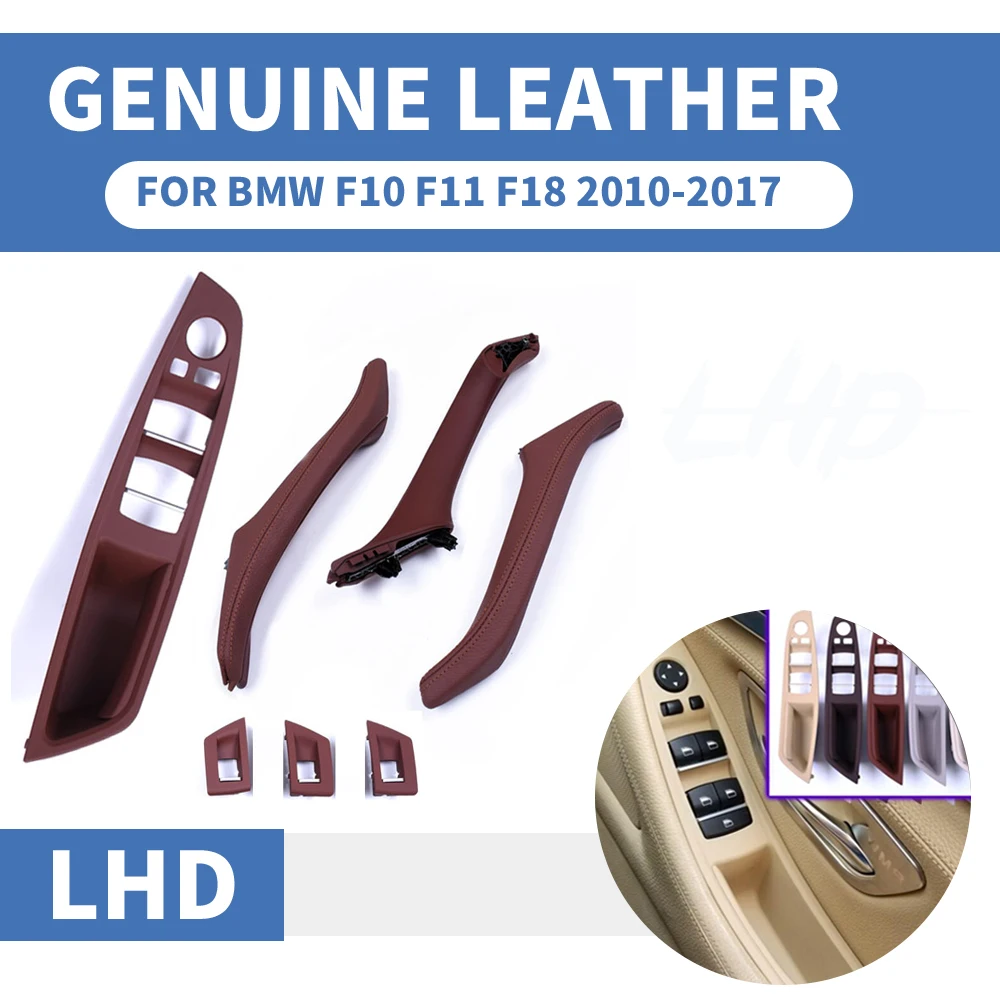 4/7PCS Genuine Leather Left Hand Drive LHD For BMW F10 F11 F18 520 Red Wine Car Interior Door Handle Inner Panel Pull Trim Cover
4/7PCS Genuine Leather Left Hand Drive LHD For BMW F10 F11 F18 520 Red Wine Car Interior Door Handle Inner Panel Pull Trim Cover