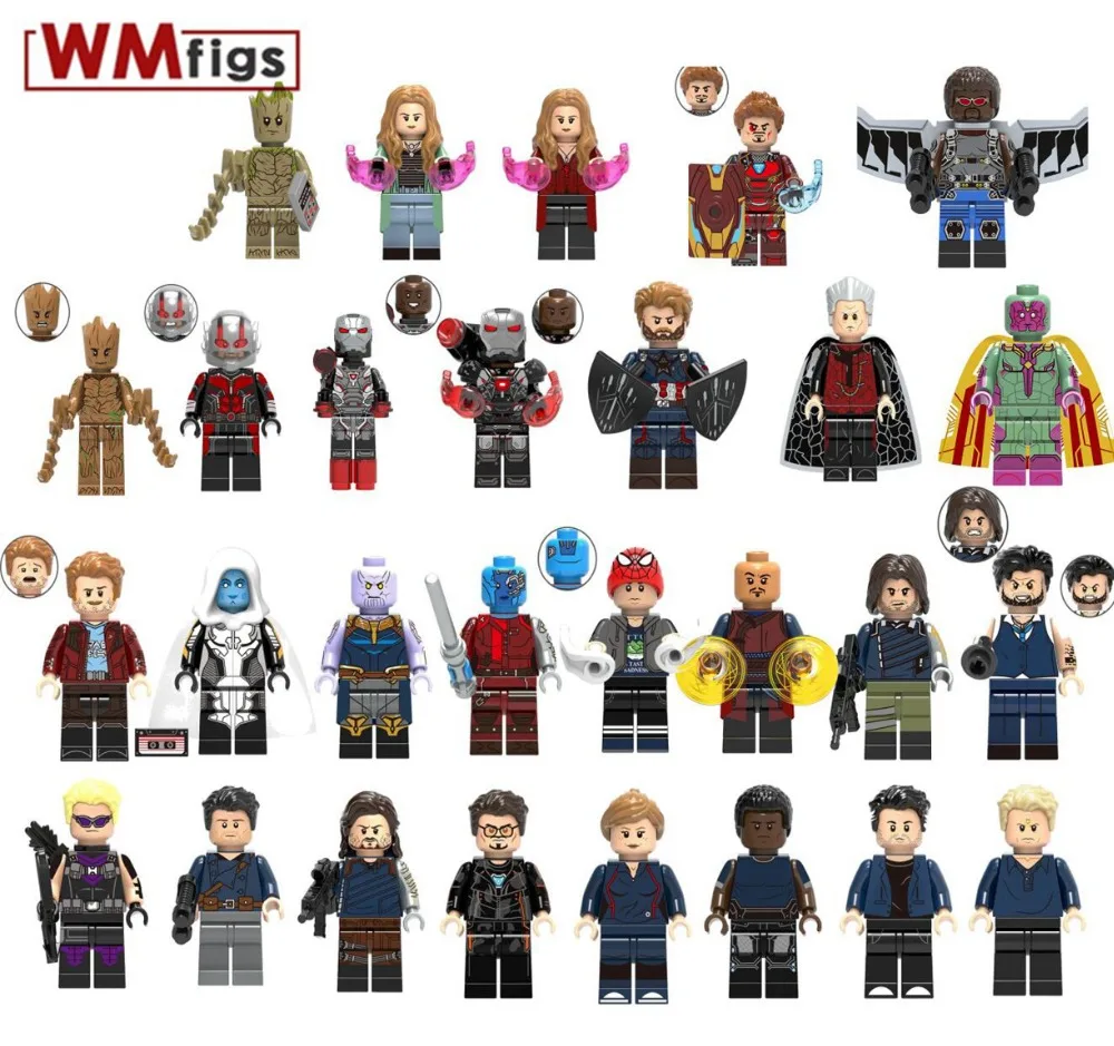 Thanos Legoings Marvel Super Heroes Vision Collector Scarlet Witch Starhawk Building Blocks Brick Toys for Children Gifts
Thanos Legoings Marvel Super Heroes Vision Collector Scarlet Witch Starhawk Building Blocks Brick Toys for Children Gifts