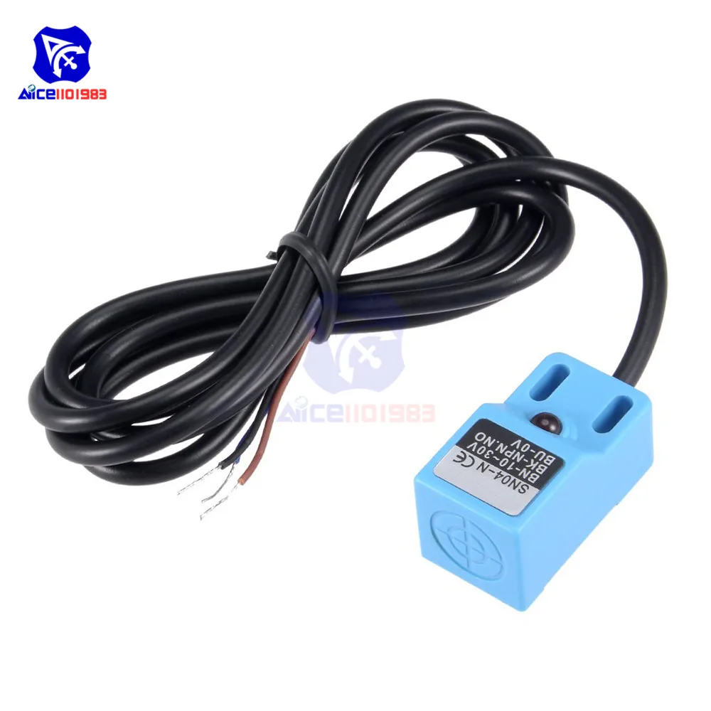 Inductive Proximity Sensor Switch DC 10-30V 300mA DC 3-Wire NPN NO Detection Distance 4mm SN04-N
Inductive Proximity Sensor Switch DC 10-30V 300mA DC 3-Wire NPN NO Detection Distance 4mm SN04-N