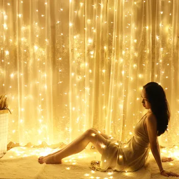 Thrisdar 3X2M 240LED Curtain Icicle Fairy String Light Xmas Christmas Wedding Garden Party Holiday Window Garland Light
Thrisdar 3X2M 240LED Curtain Icicle Fairy String Light Xmas Christmas Wedding Garden Party Holiday Window Garland Light