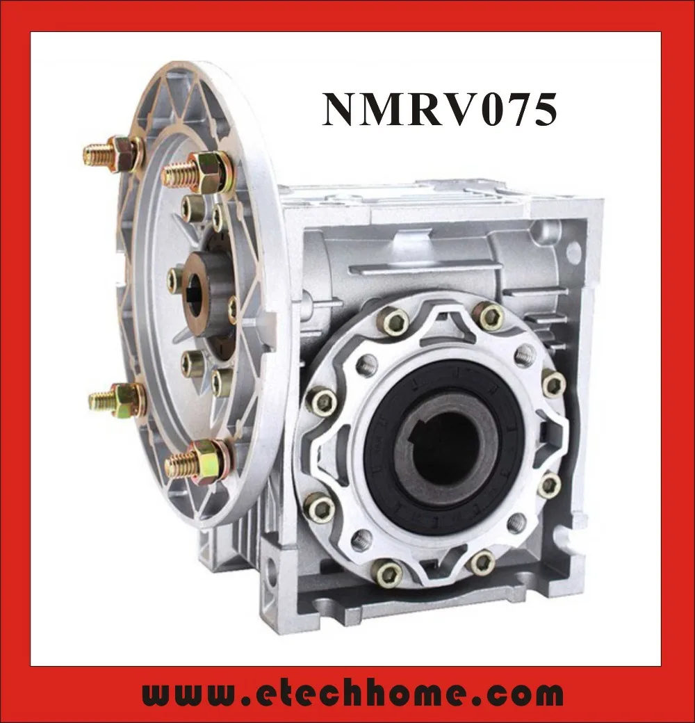 NMRV075 Worm Reducer 19mm 24mm 28mm input shaft 7.5:1 - 100 :1 Gear Ratio Worm Gearbox 90 Degree Speed Reducer
NMRV075 Worm Reducer 19mm 24mm 28mm input shaft 7.5:1 - 100 :1 Gear Ratio Worm Gearbox 90 Degree Speed Reducer