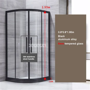 High-quality Household Bathroom Shower Enclosures Aluminum Alloy Shower Room Simple Shower Cabins 6mm Tempered Glass Shower Room
High-quality Household Bathroom Shower Enclosures Aluminum Alloy Shower Room Simple Shower Cabins 6mm Tempered Glass Shower Room