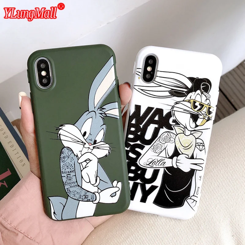 Funny Bugs Bunny Pattern Case for iPhone Xs Max Soft Silicone Coque for iPhone Xr X 6 8 6s 7 Plus Cover
Funny Bugs Bunny Pattern Case for iPhone Xs Max Soft Silicone Coque for iPhone Xr X 6 8 6s 7 Plus Cover