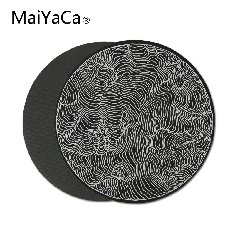 MaiYaCa Mousepad Anti Slip for black and white Geometric lines Round Computer Mouse Pad Mat 20x20 cm
MaiYaCa Mousepad Anti Slip for black and white Geometric lines Round Computer Mouse Pad Mat 20x20 cm