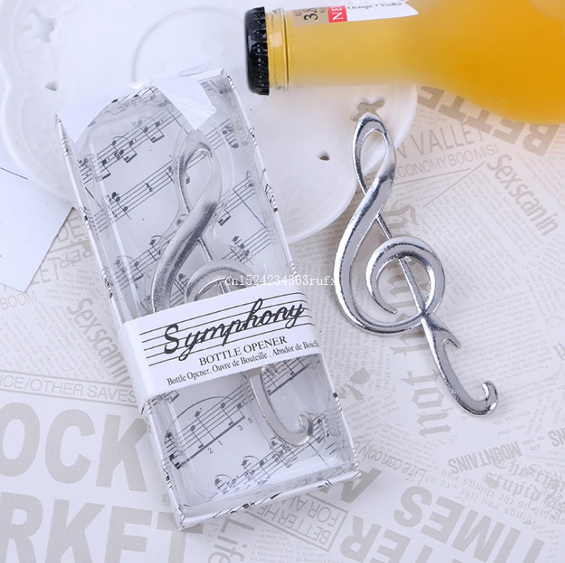 100 Pcs Music Note Bottle Opener Beer Opener "Symphony" Bottle Opener Wedding Favors Stainless Steel Bar Tools Kitchen Gadgets
100 Pcs Music Note Bottle Opener Beer Opener "Symphony" Bottle Opener Wedding Favors Stainless Steel Bar Tools Kitchen Gadgets